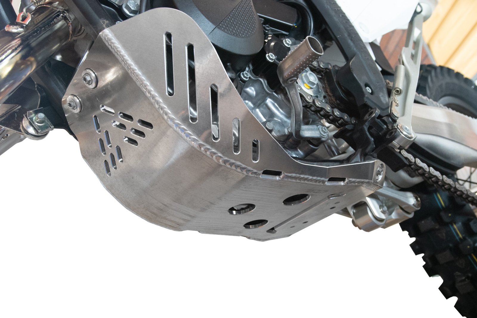 Motorschutz gummigelagert