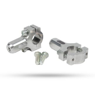 Deflektor-Klemmen 7/8″ silber